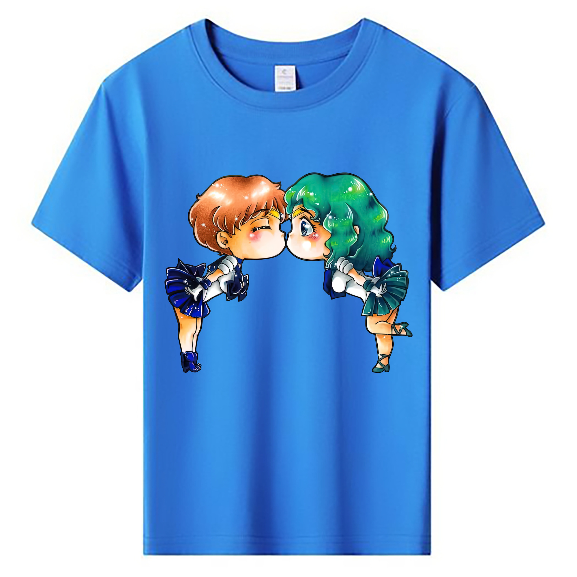 （画像用） 美少女戦士セーラームーン 天王はるか Sailor Moon Tenoh Haruka 綿100％キッズTシャツ（フロントプリント）